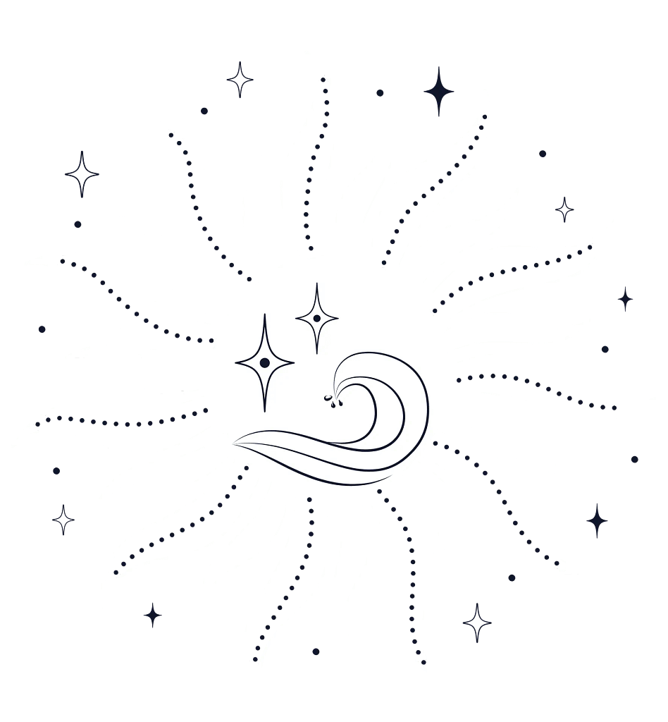 sun with wave